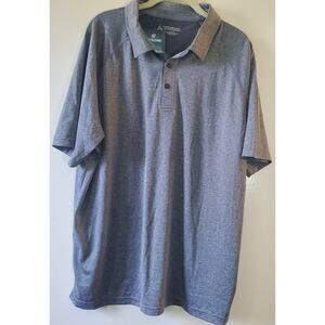 Colorado Clothing Mens XL Polo Coolcore Chemical Free Thermoregulation Gray